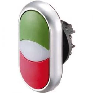 Double head pushbutton Green Red
