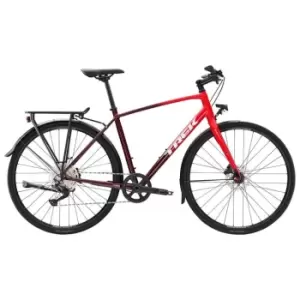 Trek FX 3 Disc 2022 Equipped Hybrid Bike - Red