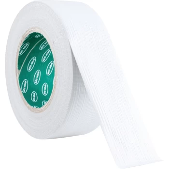 White Polyethylene Cloth Tape - 50MM X 50M