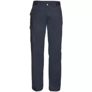 Russell - Workwear Mens Polycotton Twill Trouser / Pants (Regular) (46W x Regular) (French Navy) - French Navy