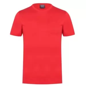 Paul And Shark Logo Pocket T-Shirt - Red