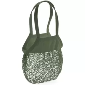 Organic Mesh Carry Bag (One Size) (Olive Green) - Westford Mill