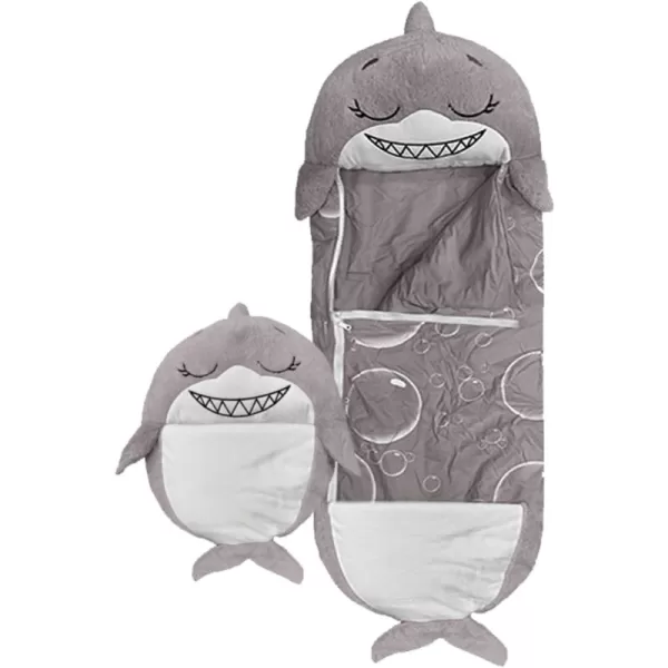Happy Nappers Grey Shark Large Sleeping Bag