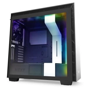 NZXT H710i Midi Tower RGB Gaming Case - White Tempered Glass