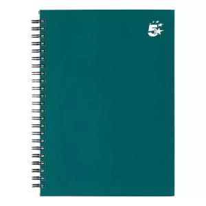 Office Twinbound Hardback A5 140Pg Teal Ref 943453 Pack 5 943453