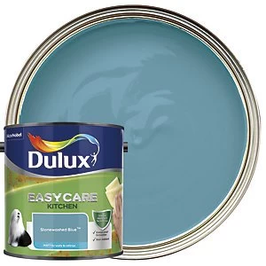 Dulux Easycare Kitchen Stonewashed Blue Matt Emulsion Paint 2.5L