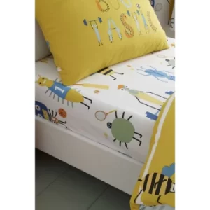 Catherine Lansfield Bugtastic Fitted Sheet