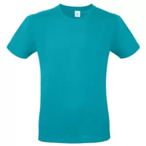 B&C Mens #E150 Tee (L) (Real Turquoise)