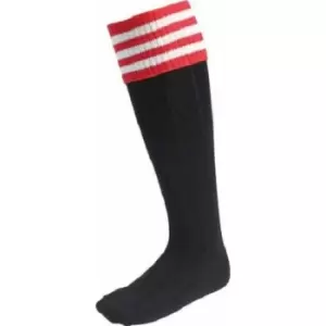 Euro Mens Scarlet Socks (7 UK-11 UK) (Black/Red/White)