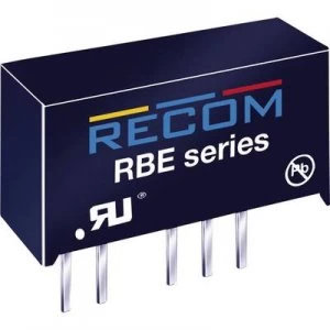 RECOM RBE 0505S DCDC converter print 5 Vdc 5 Vdc 200 mA 1 W No. of outputs 1 x