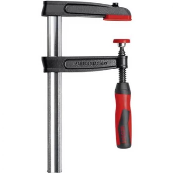 Malleable screw clamp with 2 component handle. Bessey TPN20BE-2K Clamping range:200 mm Nosing length:100 mm