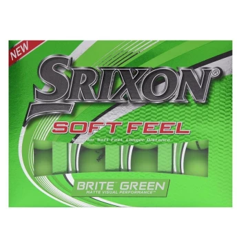 Srixon Soft Feel Golf Balls 12 Pack - Green