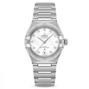 Omega Constellation Ladies Steel Diamond Bracelet Watch
