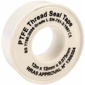 Ultratape Water PTFE Thread Seal Tape 12mm x 12m