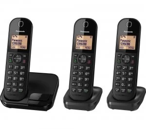 Panasonic KX-TGC413EB Cordless Phone Triple Handsets