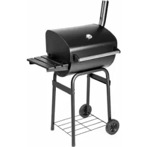 Tectake - bbq made of powder-coated metal - charcoal grill, barbecue, charcoal bbq - black