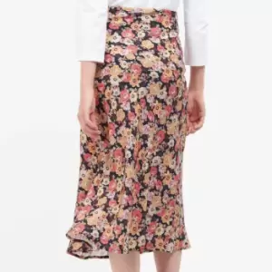 Barbour Womens Barbour Coraline Skirt - Navy Floral - UK 14