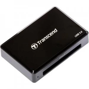 Transcend RDF2 External memory card reader USB 3.2 (Gen 1) Black
