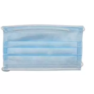 Battles Disposable Face Mask (Pack of 50) (One Size) (Blue) - Blue
