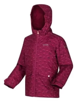 Boys, Regatta Kids Bixby Waterproof Jacket, Raspberry, Size 13 Years