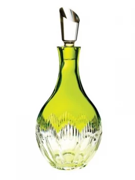 Waterford mixology neon lime green decanter Green
