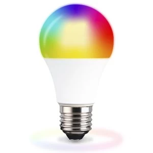 TCP Smart WiFi Dimmable Colour Changing to Warm White LED Edison Screw 60W Light Bulb - No Hub Required