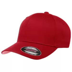 Flexfit Unisex Wooly Combed Cap (L/XL) (Red)