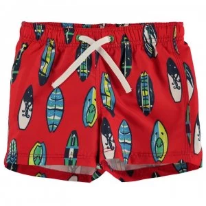 Benetton Child Boys Swim Shorts - Red