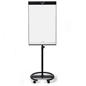 Legamaster Universal Triangle Mobile Flipchart Round Base With Castors Lacquered Steel Black A1 680 x 15