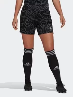 adidas Condivo 22 Goalkeeper Shorts, Black, Size S, Women