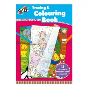 James Galt Galt Tracing & Colouring Book, 3yrs+, 3 Years+
