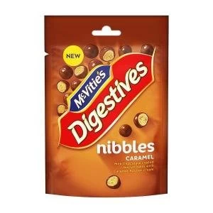 McVities Digestives Nibbles Milk Chocolate Caramel In Resealable
