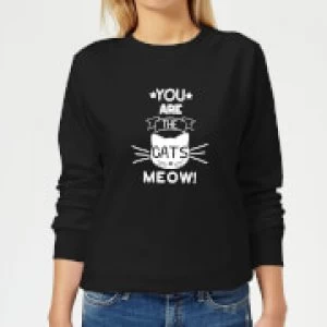 You Are The Cats Meow Womens Sweatshirt - Black - 5XL