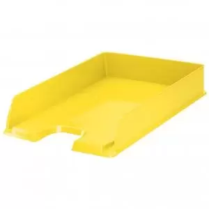 Esselte Vivida Letter Tray - Yellow - Outer carton of 10