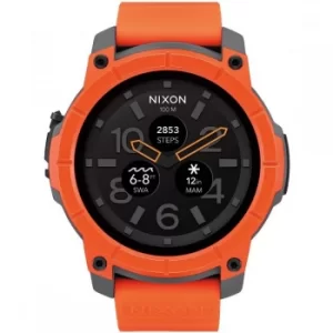 Mens Nixon The Mission Android Wear Bluetooth Smart Alarm Chronograph Watch