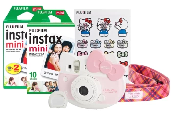 Fujifilm Instax Mini Hello Kitty Instant Camera with 30 Standard Shots - Pink