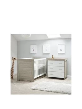 Obaby Nika 2 Piece Room Set - Grey Wash/White/Grey