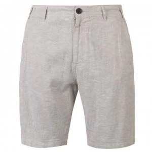 Pierre Cardin Linen Shorts Mens - Stone