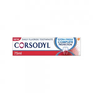 Corsodyl Complete Protection Toothpaste 75ml Extra Fresh