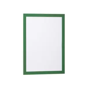 Durable DURAFRAME display frame, self adhesive, magnetic, for A4, green frame, pack of 10