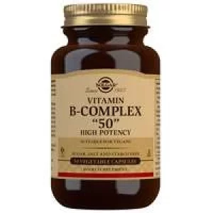 Solgar Vitamins Vitamin B-Complex "50" High Potency Vegetable Capsules x 50