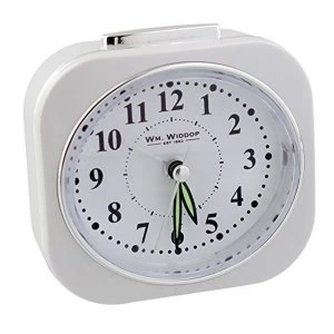 Oblong Alarm Clock - White