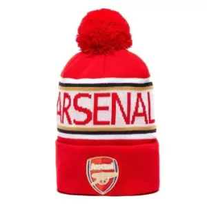 Arsenal FC Unisex Adult Cuffed Beanie (One Size) (Red/White)