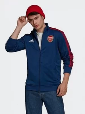 adidas Arsenal 3-stripes Track Top, Blue, Size XL, Men