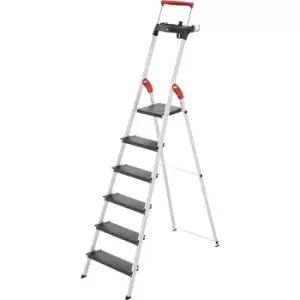 Hailo TopLine L100 safety ladder, max. load up to 150 kg, 6 steps