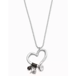Love At First Sight Silver Metal Necklace