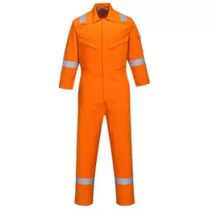 Portwest FR51ORRM - sz M Bizflame Plus Ladies Coverall 350g - Orange - Orange