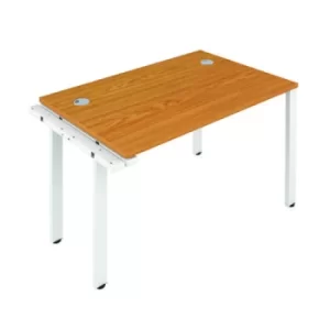 Jemini 1 Person Extension Bench Desk 1400x800x730mm Nova Oak KF808923