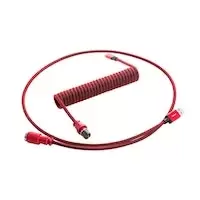 CableMod Pro Coiled Keyboard Cable USB A to USB Type C 150cm - Republic Red