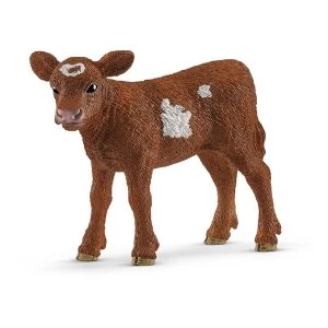 SCHLEICH Farm World Texas Longhorn Calf Toy Figure